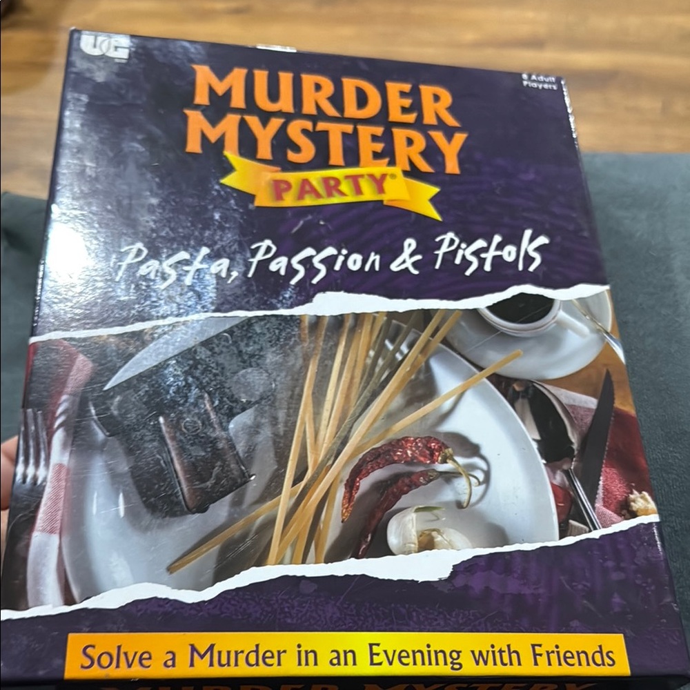 University Games Murder Mystery Party Game - Pasta, Passion and Pistols
